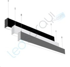 Sıva Üstü Linear Armatür