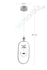 Dekoratif Led Avize ACR-075