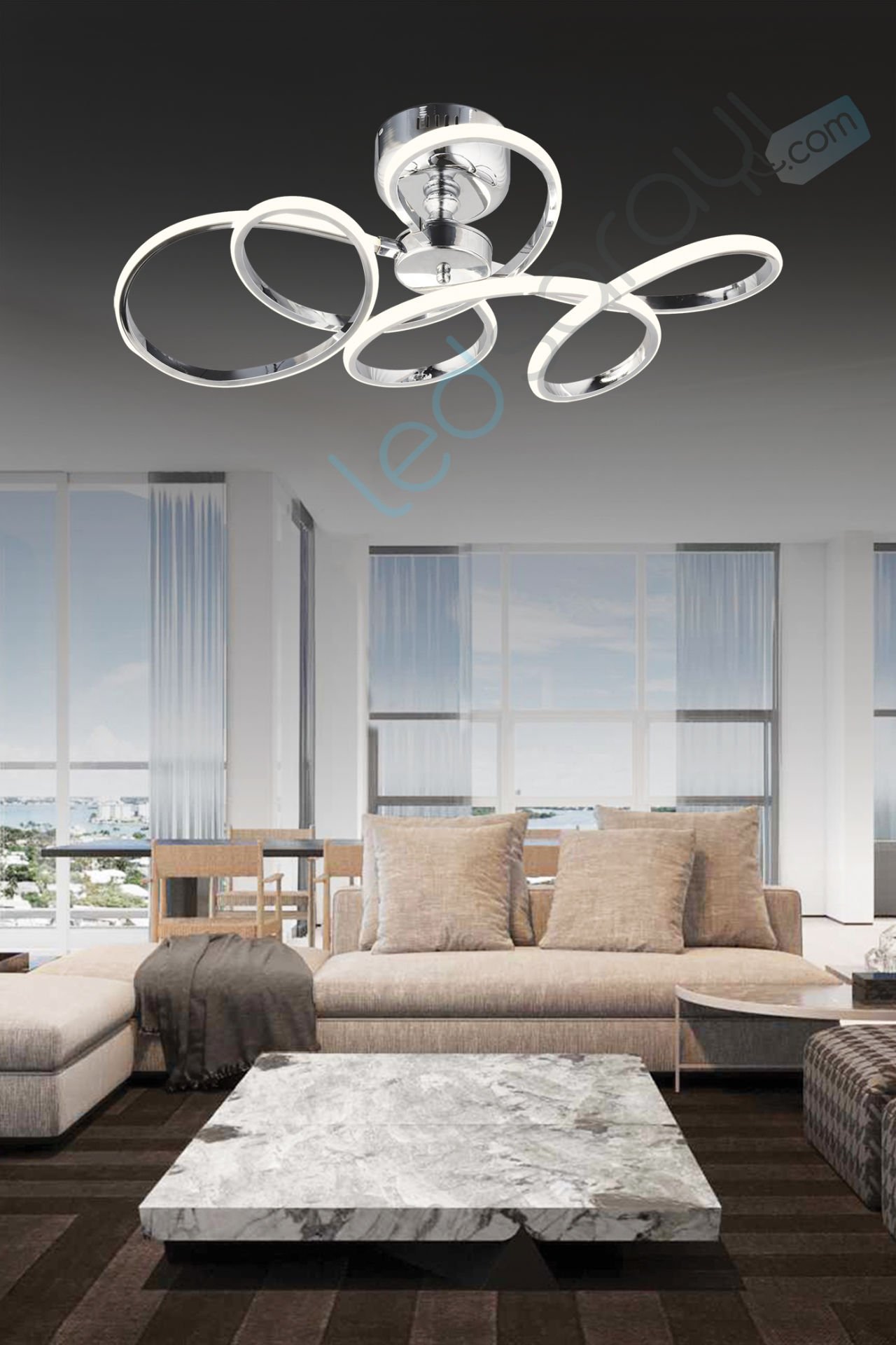 Dekoratif Led Avize ACR-PL-177-CH