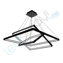 Dekoratif Kare Saturn Modern Led Sarkıt Linear Armatür